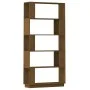 Pine wood shelf/divider honey brown 80x25x163.5 cm by vidaXL, Bookcases and shelves - Ref: Foro24-814067, Price: 98,48 €, Dis...