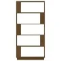 Pine wood shelf/divider honey brown 80x25x163.5 cm by vidaXL, Bookcases and shelves - Ref: Foro24-814067, Price: 98,48 €, Dis...