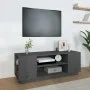 TV-Schrank aus massivem, grauem Kiefernholz, 110 x 35 x 40,5 cm von vidaXL, TV-Möbel - Ref: Foro24-814411, Preis: 66,99 €, Ra...