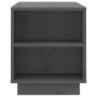 TV-Schrank aus massivem, grauem Kiefernholz, 110 x 35 x 40,5 cm von vidaXL, TV-Möbel - Ref: Foro24-814411, Preis: 66,99 €, Ra...