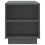 TV-Schrank aus massivem, grauem Kiefernholz, 110 x 35 x 40,5 cm von vidaXL, TV-Möbel - Ref: Foro24-814411, Preis: 66,99 €, Ra...