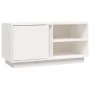 TV-Ständer aus massivem Kiefernholz weiß 80x35x40,5 cm von vidaXL, TV-Möbel - Ref: Foro24-814465, Preis: 74,05 €, Rabatt: %