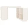Solid white pine wood desk 110x50x75 cm by vidaXL, Desks - Ref: Foro24-814505, Price: 176,53 €, Discount: %