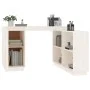 Schreibtisch aus massivem weißem Kiefernholz, 110 x 50 x 75 cm von vidaXL, Schreibtische - Ref: Foro24-814505, Preis: 177,20 ...
