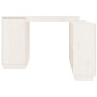 Escritorio de madera maciza de pino blanco 110x50x75 cm de vidaXL, Escritorios - Ref: Foro24-814505, Precio: 178,61 €, Descue...