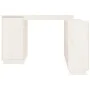Solid white pine wood desk 110x50x75 cm by vidaXL, Desks - Ref: Foro24-814505, Price: 176,53 €, Discount: %