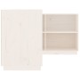 Escritorio de madera maciza de pino blanco 110x50x75 cm de vidaXL, Escritorios - Ref: Foro24-814505, Precio: 178,61 €, Descue...