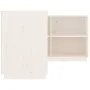 Solid white pine wood desk 110x50x75 cm by vidaXL, Desks - Ref: Foro24-814505, Price: 176,53 €, Discount: %