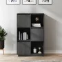 Hohes Sideboard aus massivem grauem Kiefernholz, 74 x 35 x 117 cm von vidaXL, Sideboards - Ref: Foro24-814366, Preis: 79,29 €...