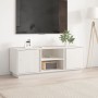 TV-Schrank aus massivem weißem Kiefernholz 110x35x40,5 cm von vidaXL, TV-Möbel - Ref: Foro24-814475, Preis: 69,28 €, Rabatt: %