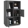Tall sideboard in solid gray pine wood 74x35x117 cm by vidaXL, Sideboards - Ref: Foro24-814366, Price: 79,29 €, Discount: %