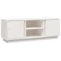 TV-Schrank aus massivem weißem Kiefernholz 110x35x40,5 cm von vidaXL, TV-Möbel - Ref: Foro24-814475, Preis: 69,43 €, Rabatt: %