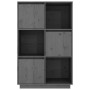 Tall sideboard in solid gray pine wood 74x35x117 cm by vidaXL, Sideboards - Ref: Foro24-814366, Price: 79,29 €, Discount: %