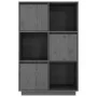 Tall sideboard in solid gray pine wood 74x35x117 cm by vidaXL, Sideboards - Ref: Foro24-814366, Price: 79,29 €, Discount: %