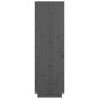 Aparador alto de madera maciza de pino gris 74x35x117 cm de vidaXL, Aparadores - Ref: Foro24-814366, Precio: 79,29 €, Descuen...