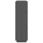 Tall sideboard in solid gray pine wood 110.5x35x117 cm by vidaXL, Sideboards - Ref: Foro24-814371, Price: 129,25 €, Discount: %