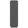 Tall sideboard in solid gray pine wood 110.5x35x117 cm by vidaXL, Sideboards - Ref: Foro24-814371, Price: 127,87 €, Discount: %