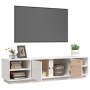 TV-Schrank aus massivem weißem Kiefernholz, 156 x 40 x 40 cm von vidaXL, TV-Möbel - Ref: Foro24-814455, Preis: 118,56 €, Raba...