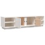 TV-Schrank aus massivem weißem Kiefernholz, 156 x 40 x 40 cm von vidaXL, TV-Möbel - Ref: Foro24-814455, Preis: 118,56 €, Raba...