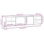 TV-Schrank aus massivem weißem Kiefernholz, 156 x 40 x 40 cm von vidaXL, TV-Möbel - Ref: Foro24-814455, Preis: 118,56 €, Raba...