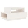 Couchtisch Massivholz Kiefer weiß 80x55x40,5 cm von vidaXL, Couchtisch - Ref: Foro24-814515, Preis: 91,20 €, Rabatt: %
