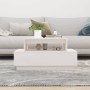 Couchtisch Massivholz Kiefer weiß 80x55x40,5 cm von vidaXL, Couchtisch - Ref: Foro24-814515, Preis: 92,24 €, Rabatt: %