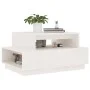 Couchtisch Massivholz Kiefer weiß 80x55x40,5 cm von vidaXL, Couchtisch - Ref: Foro24-814515, Preis: 91,20 €, Rabatt: %