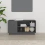 TV-Ständer aus massivem Kiefernholz grau 80x35x40,5 cm von vidaXL, TV-Möbel - Ref: Foro24-814406, Preis: 51,95 €, Rabatt: %