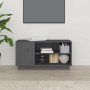 TV-Ständer aus massivem Kiefernholz grau 80x35x40,5 cm von vidaXL, TV-Möbel - Ref: Foro24-814406, Preis: 51,95 €, Rabatt: %
