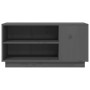 TV-Ständer aus massivem Kiefernholz grau 80x35x40,5 cm von vidaXL, TV-Möbel - Ref: Foro24-814406, Preis: 51,95 €, Rabatt: %