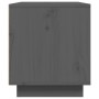 TV-Ständer aus massivem Kiefernholz grau 80x35x40,5 cm von vidaXL, TV-Möbel - Ref: Foro24-814406, Preis: 51,95 €, Rabatt: %