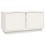 TV-Schrank aus massivem weißem Kiefernholz 80x35x40,5 cm von vidaXL, TV-Möbel - Ref: Foro24-814470, Preis: 53,43 €, Rabatt: %