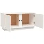 TV-Schrank aus massivem weißem Kiefernholz 80x35x40,5 cm von vidaXL, TV-Möbel - Ref: Foro24-814470, Preis: 53,43 €, Rabatt: %