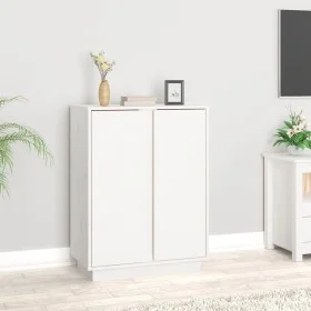 Anrichte aus weißem Kiefer-Massivholz 60x35x80 cm von vidaXL, Sideboards - Ref: Foro24-814490, Preis: 89,65 €, Rabatt: %