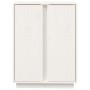 Solid white pine wood sideboard 60x35x80 cm by vidaXL, Sideboards - Ref: Foro24-814490, Price: 90,76 €, Discount: %