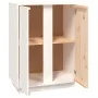 Anrichte aus weißem Kiefer-Massivholz 60x35x80 cm von vidaXL, Sideboards - Ref: Foro24-814490, Preis: 89,65 €, Rabatt: %
