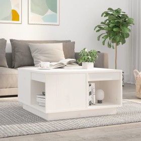 Couchtisch aus massivem weißem Kiefernholz, 60 x 61 x 32,5 cm von vidaXL, Couchtisch - Ref: Foro24-814530, Preis: 98,30 €, Ra...
