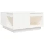 Couchtisch aus massivem weißem Kiefernholz, 60 x 61 x 32,5 cm von vidaXL, Couchtisch - Ref: Foro24-814530, Preis: 96,85 €, Ra...