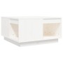 Solid white pine wood coffee table 60x61x32.5 cm by vidaXL, Coffee table - Ref: Foro24-814530, Price: 98,22 €, Discount: %