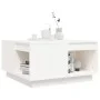 Couchtisch aus massivem weißem Kiefernholz, 60 x 61 x 32,5 cm von vidaXL, Couchtisch - Ref: Foro24-814530, Preis: 96,85 €, Ra...