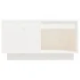 Couchtisch aus massivem weißem Kiefernholz, 60 x 61 x 32,5 cm von vidaXL, Couchtisch - Ref: Foro24-814530, Preis: 96,85 €, Ra...