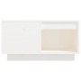 Solid white pine wood coffee table 60x61x32.5 cm by vidaXL, Coffee table - Ref: Foro24-814530, Price: 98,22 €, Discount: %