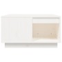 Solid white pine wood coffee table 60x61x32.5 cm by vidaXL, Coffee table - Ref: Foro24-814530, Price: 98,22 €, Discount: %
