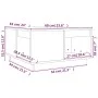 Couchtisch aus massivem weißem Kiefernholz, 60 x 61 x 32,5 cm von vidaXL, Couchtisch - Ref: Foro24-814530, Preis: 96,85 €, Ra...