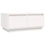 Couchtisch aus massivem weißem Kiefernholz, 80 x 50 x 35 cm von vidaXL, Couchtisch - Ref: Foro24-814440, Preis: 84,94 €, Raba...