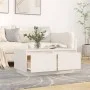 Couchtisch aus massivem weißem Kiefernholz, 80 x 50 x 35 cm von vidaXL, Couchtisch - Ref: Foro24-814440, Preis: 84,94 €, Raba...