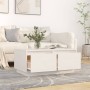 Couchtisch aus massivem weißem Kiefernholz, 80 x 50 x 35 cm von vidaXL, Couchtisch - Ref: Foro24-814440, Preis: 86,21 €, Raba...