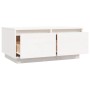 Couchtisch aus massivem weißem Kiefernholz, 80 x 50 x 35 cm von vidaXL, Couchtisch - Ref: Foro24-814440, Preis: 86,21 €, Raba...