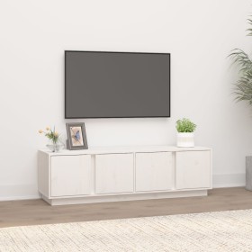 TV cabinet solid white pine wood 140x40x40 cm by vidaXL, TV Furniture - Ref: Foro24-814460, Price: 129,43 €, Discount: %