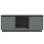Grauer TV-Schrank aus massivem Kiefernholz, 110,5 x 35 x 44 cm von vidaXL, TV-Möbel - Ref: Foro24-814341, Preis: 79,53 €, Rab...